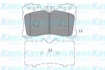 KAVO PARTS kbp9150 -  Комплект тормозных колодок, дисковый тормоз